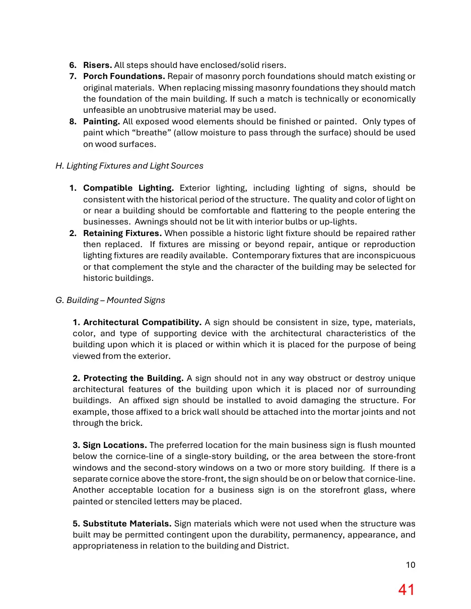 Page 41 of the packet; its text follows