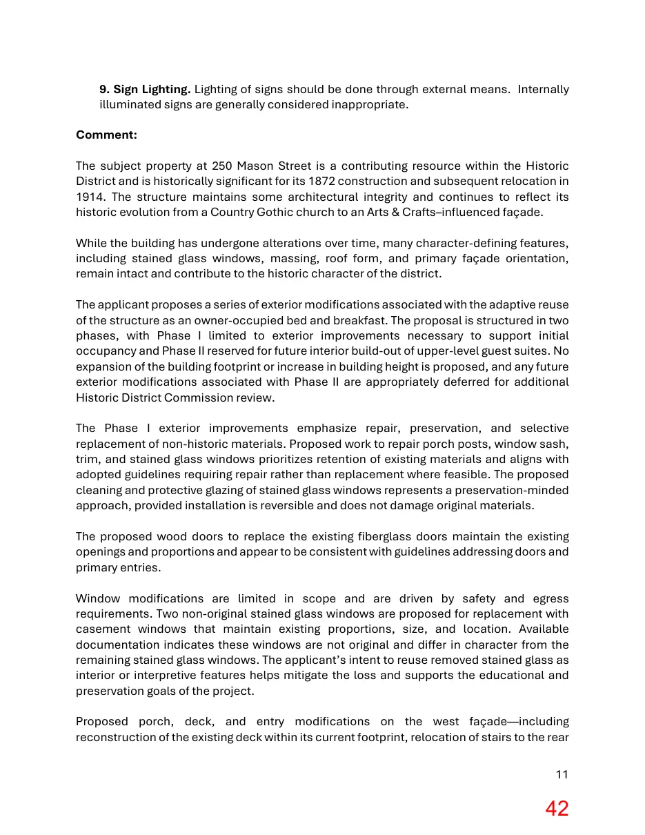 Page 42 of the packet; its text follows