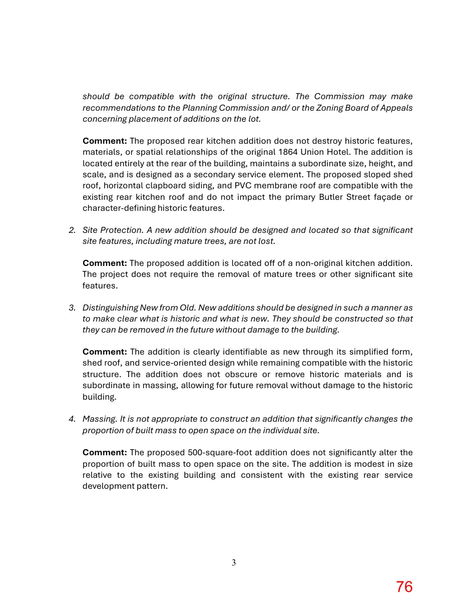 Page 76 of the packet; its text follows