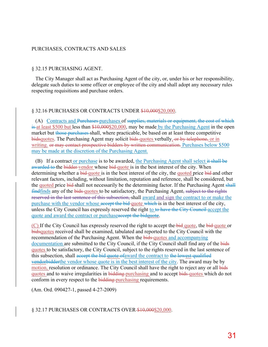 Page 31 of the packet; its text follows