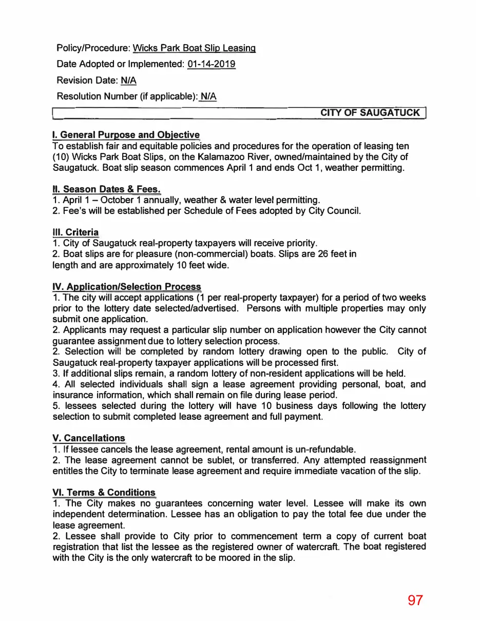 Page 97 of the packet; its text follows