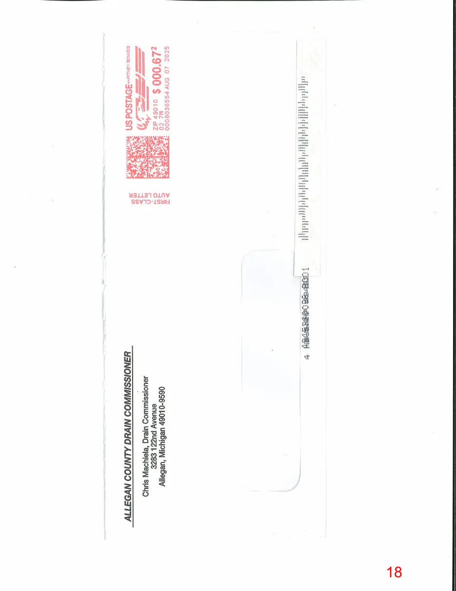 Page 18 of the packet, a scanned page