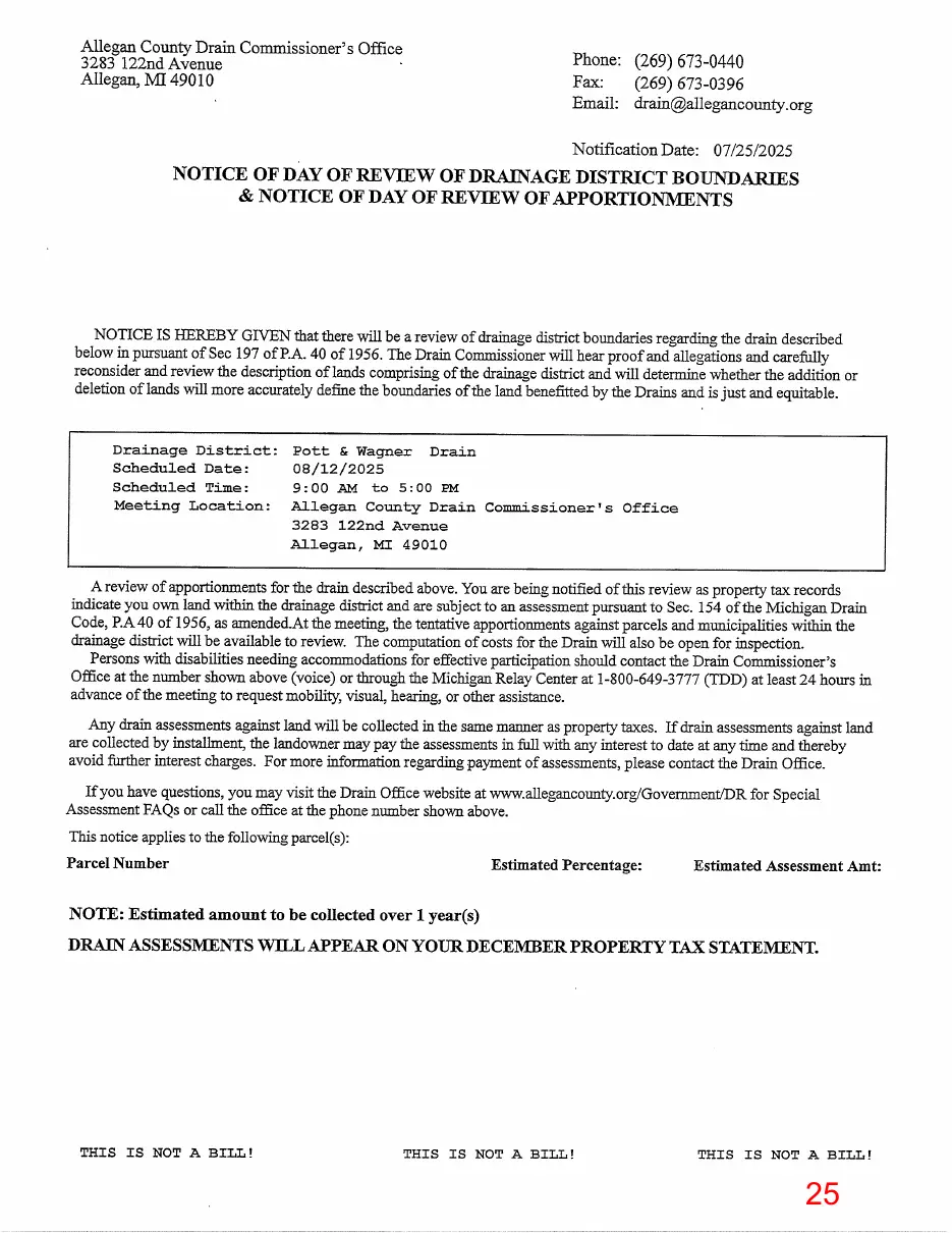 Page 25 of the packet, a scanned page