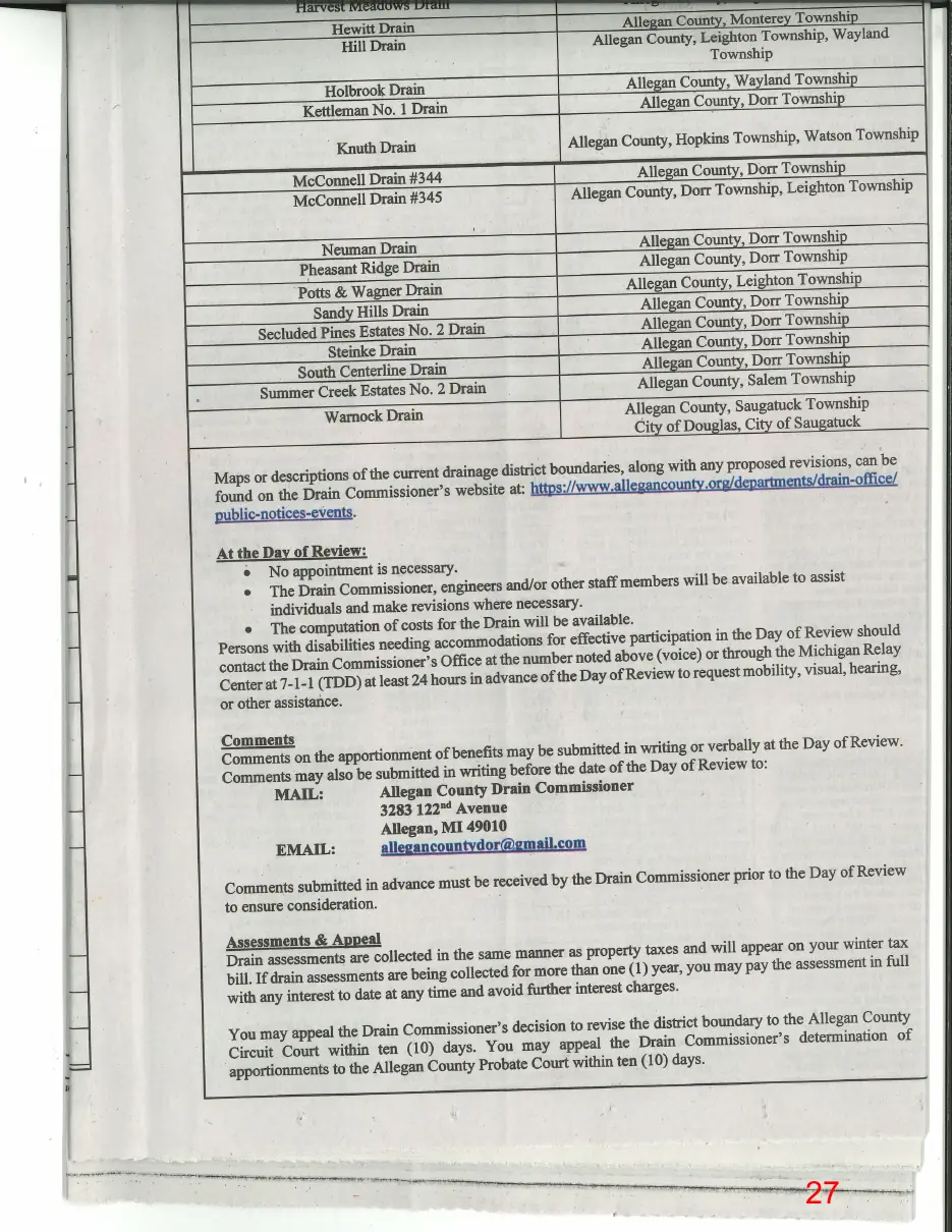 Page 27 of the packet, a scanned page
