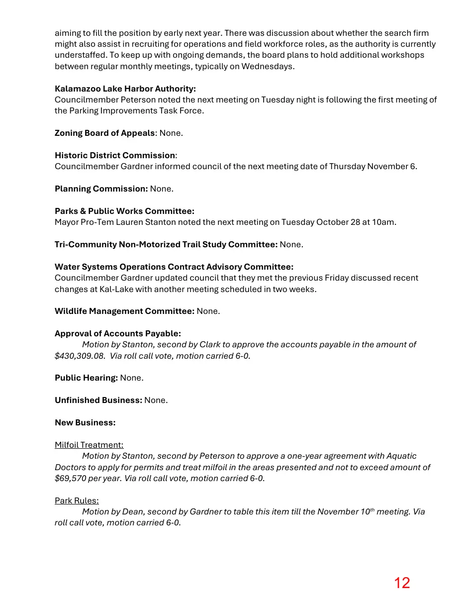 Page 12 of the packet; its text follows