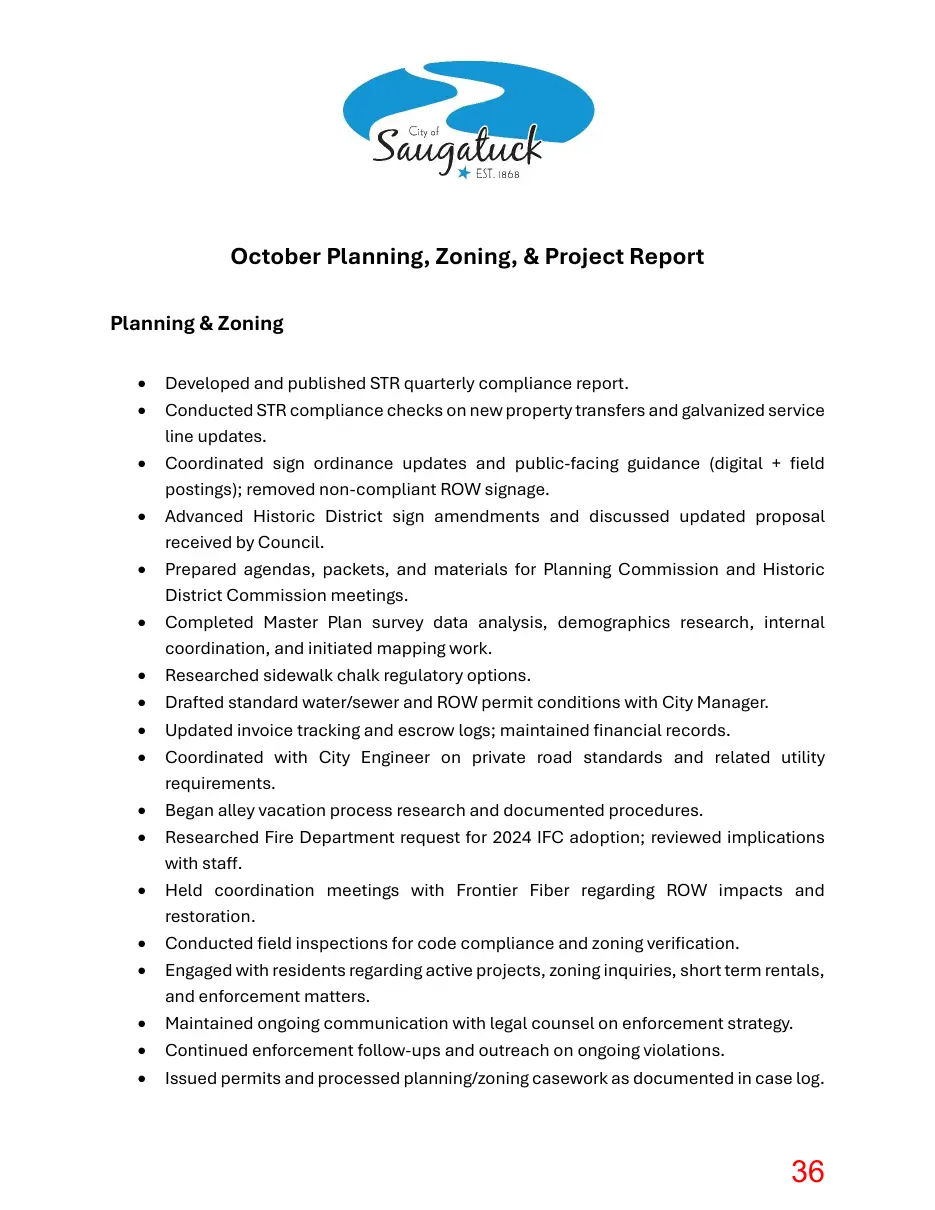 Page 36 of the packet; its text follows