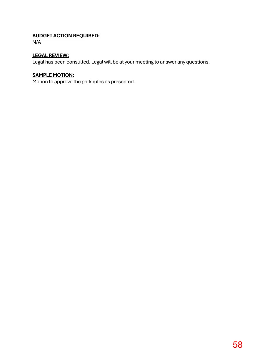 Page 58 of the packet; its text follows