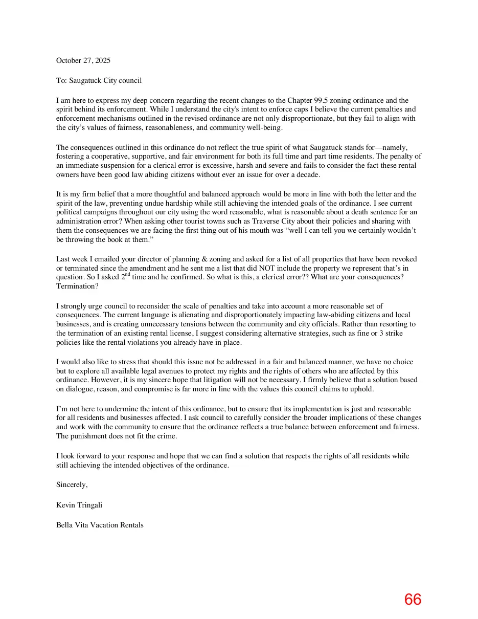 Page 66 of the packet; its text follows