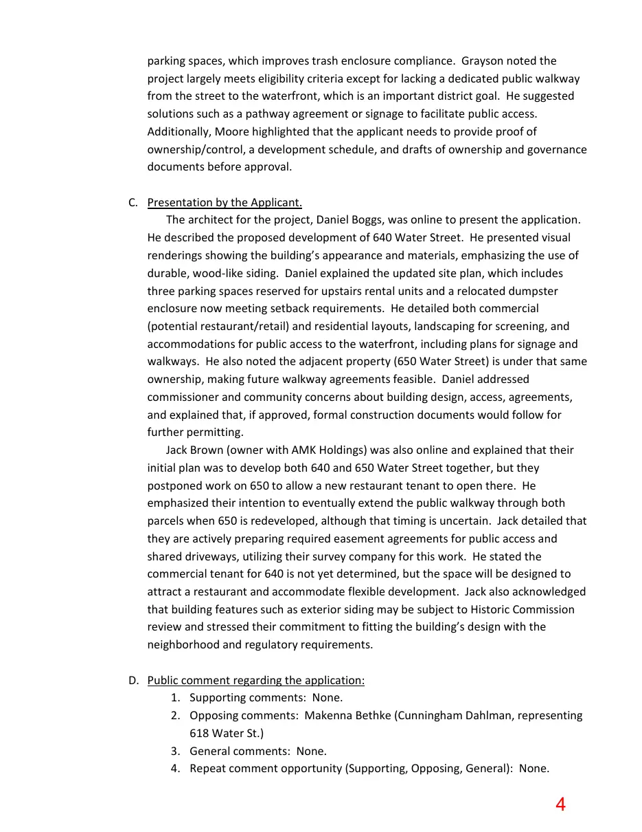 Page 4 of the packet; its text follows