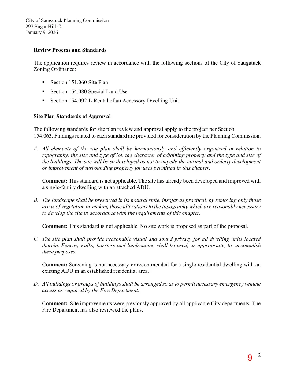 Page 9 of the packet; its text follows