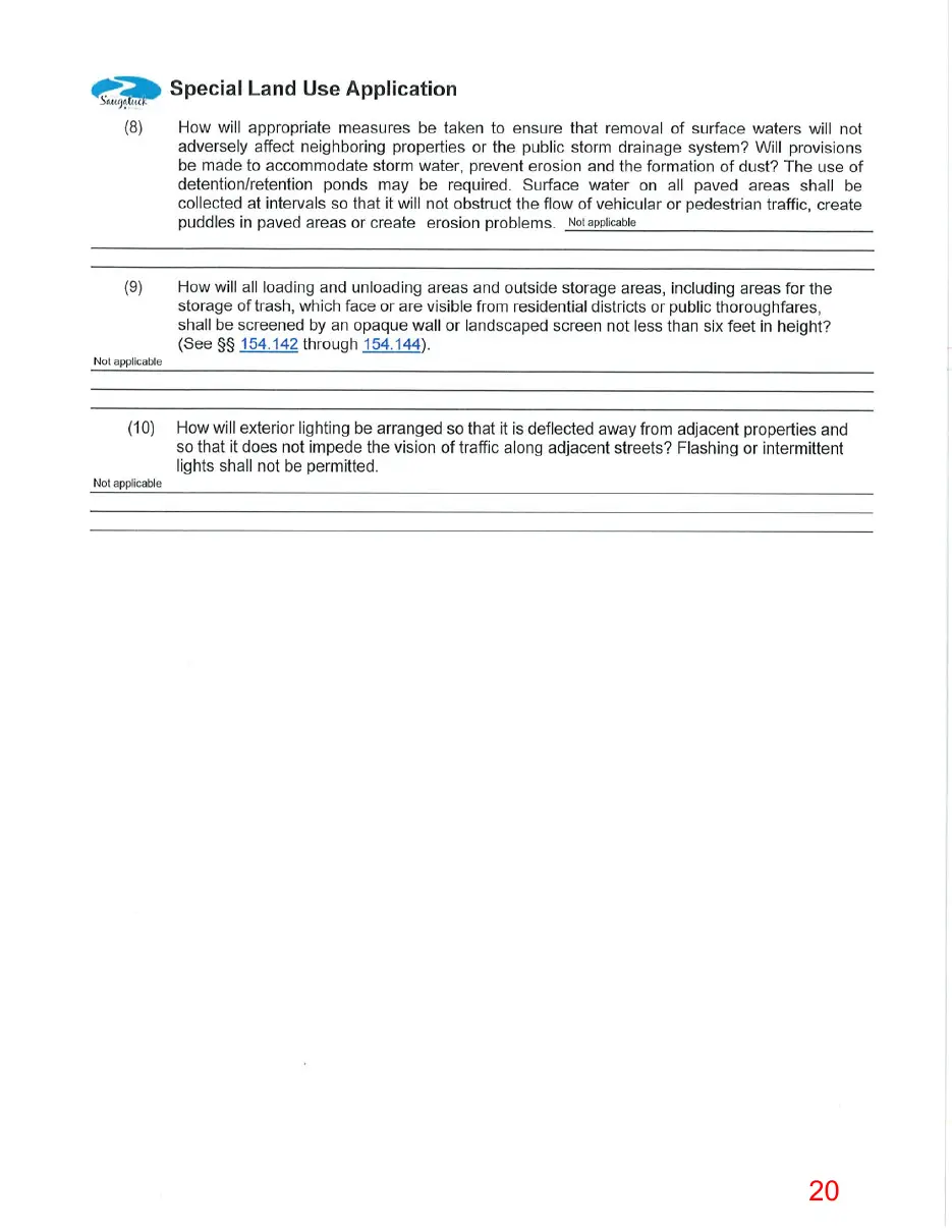 Page 20 of the packet, a scanned page