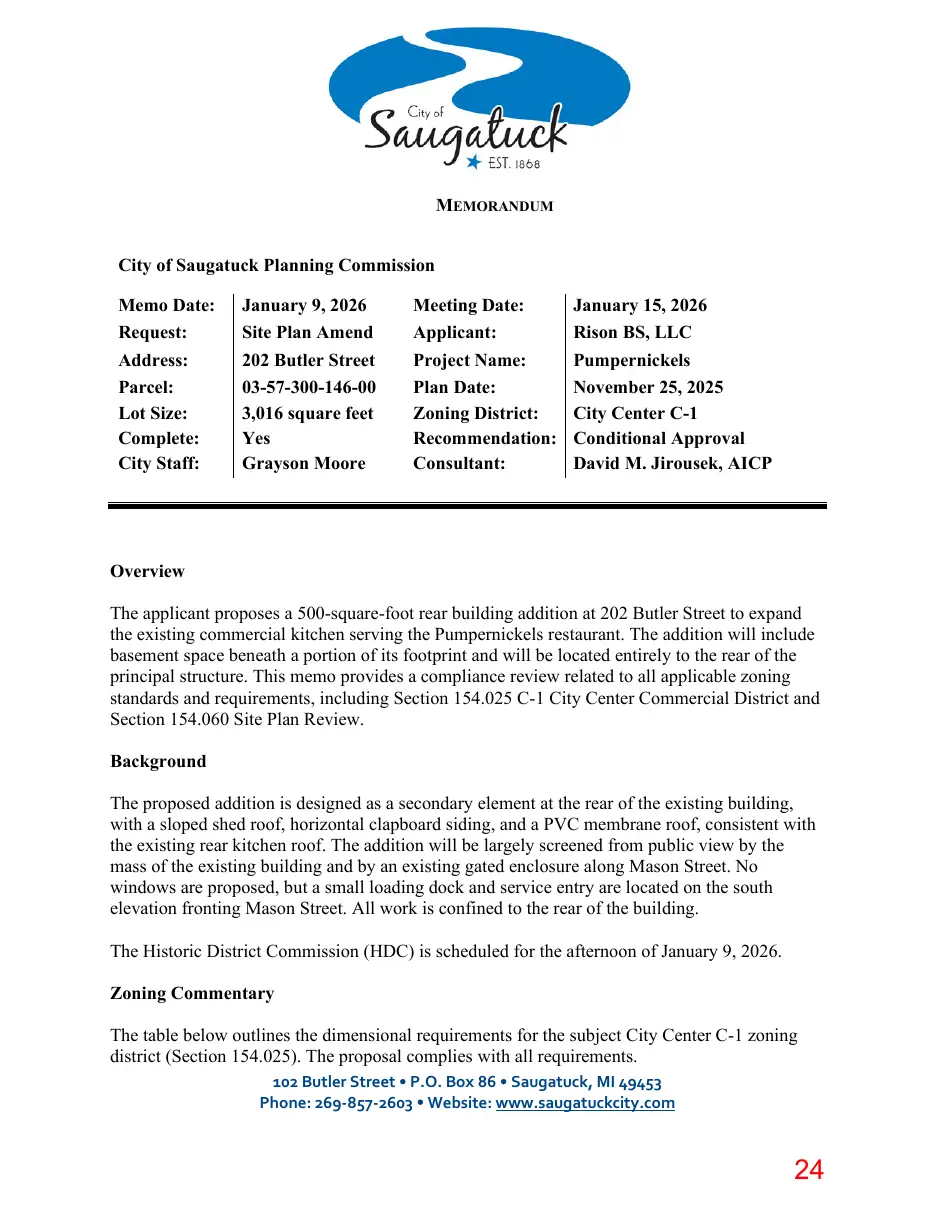 Page 24 of the packet; its text follows
