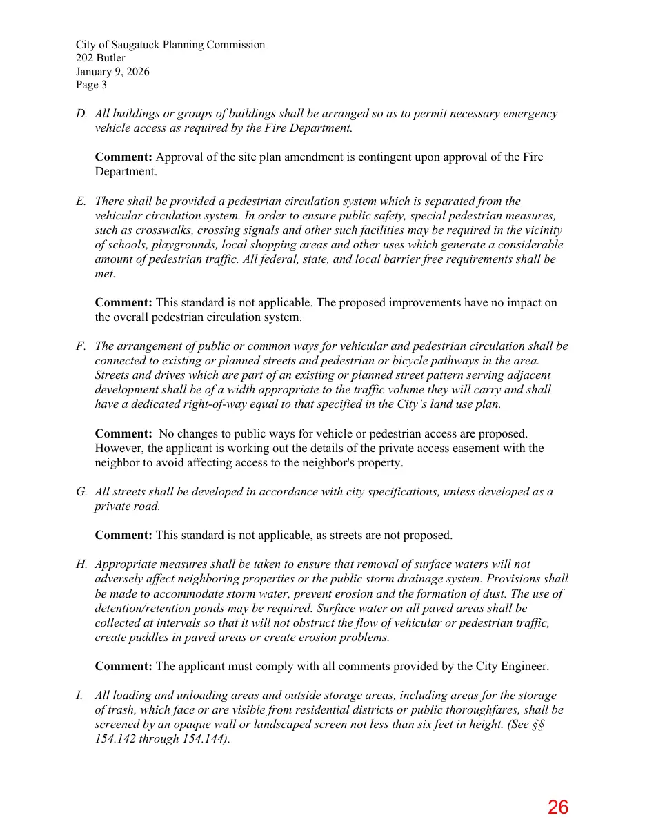 Page 26 of the packet; its text follows