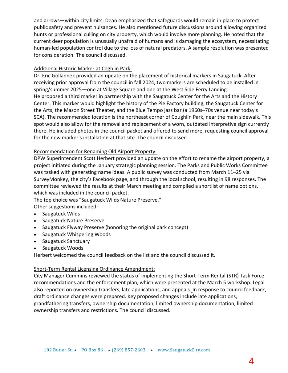 Page 4 of the packet; its text follows