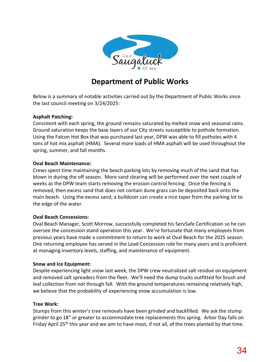 Page 34 of the packet; its text follows