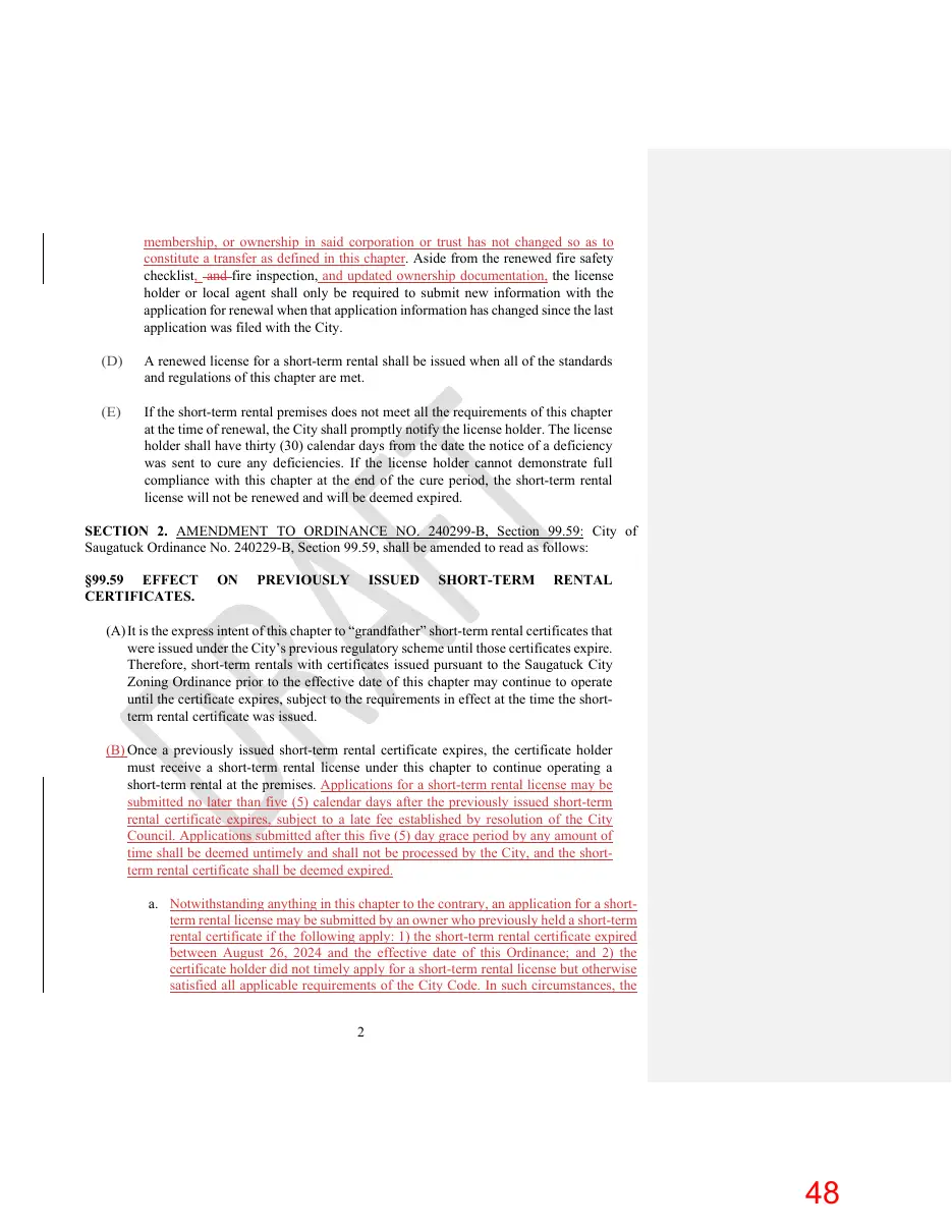 Page 48 of the packet; its text follows