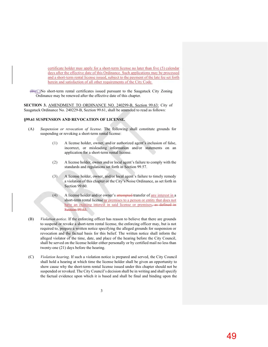 Page 49 of the packet; its text follows