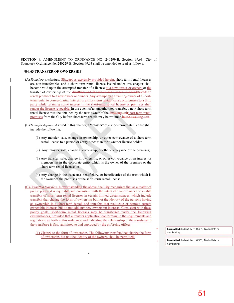 Page 51 of the packet; its text follows