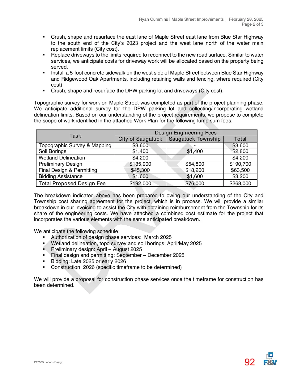 Page 92 of the packet; its text follows