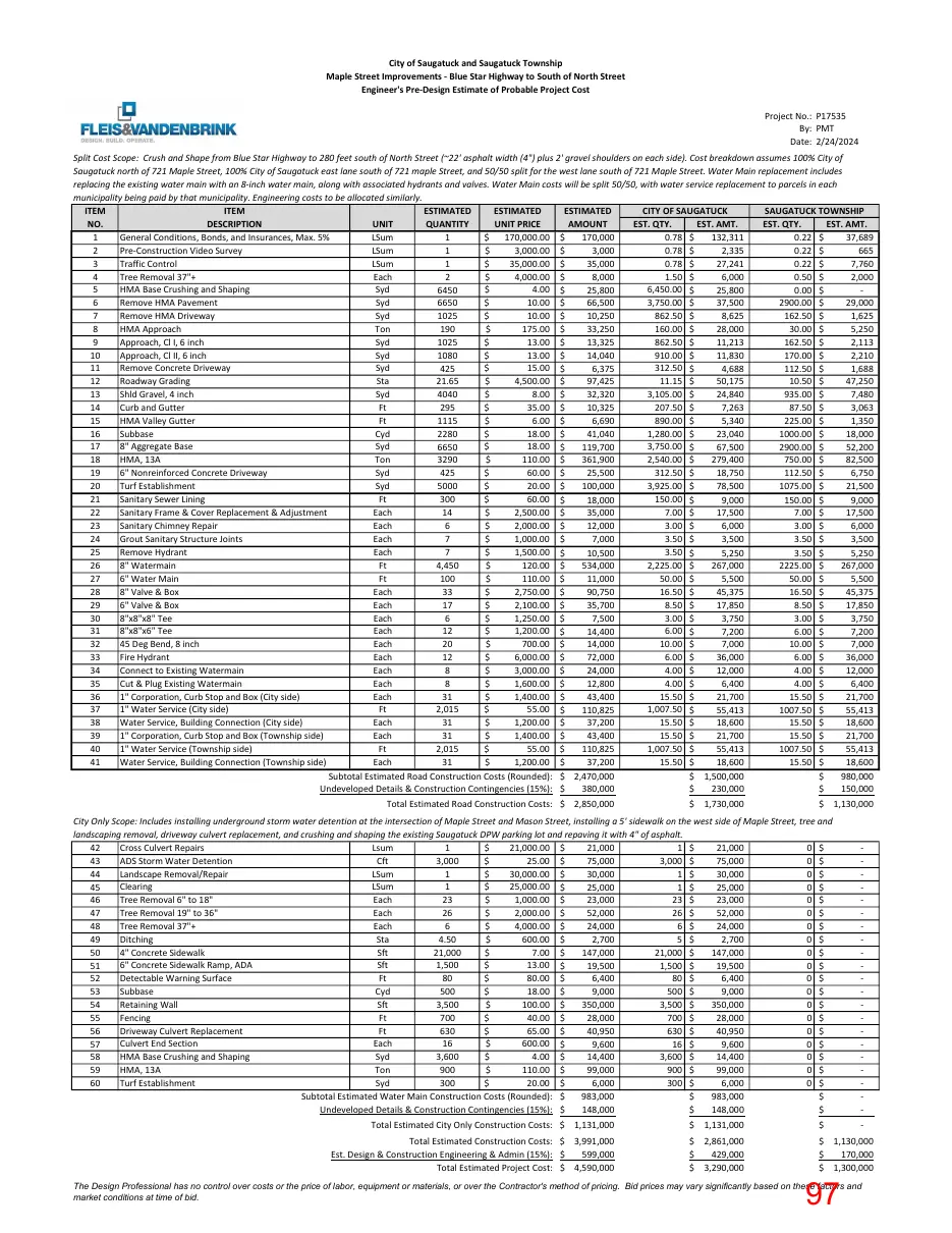 Page 97 of the packet; its text follows