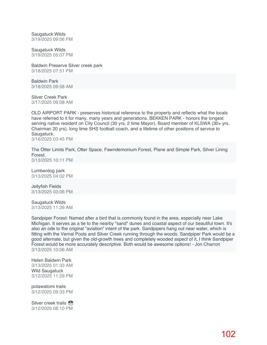 Page 102 of the packet; its text follows