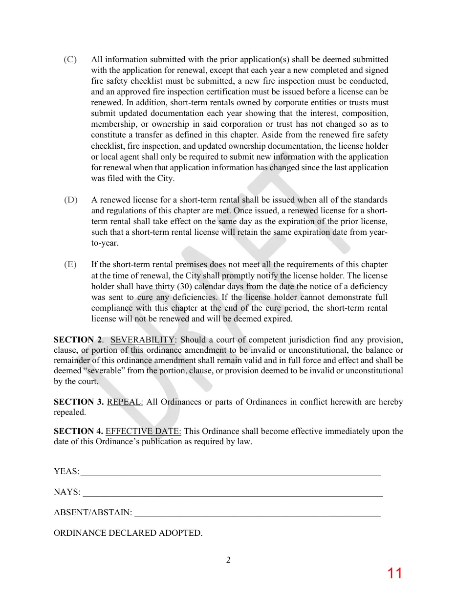 Page 11 of the packet; its text follows