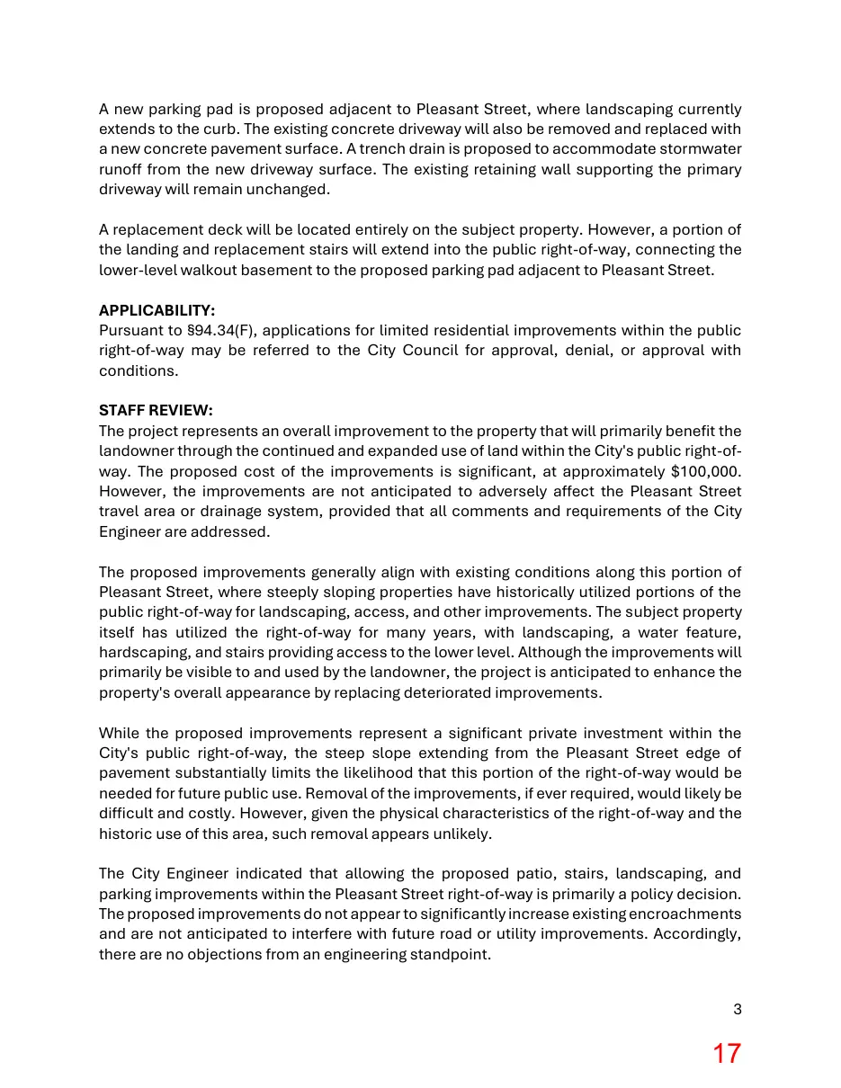 Page 17 of the packet; its text follows