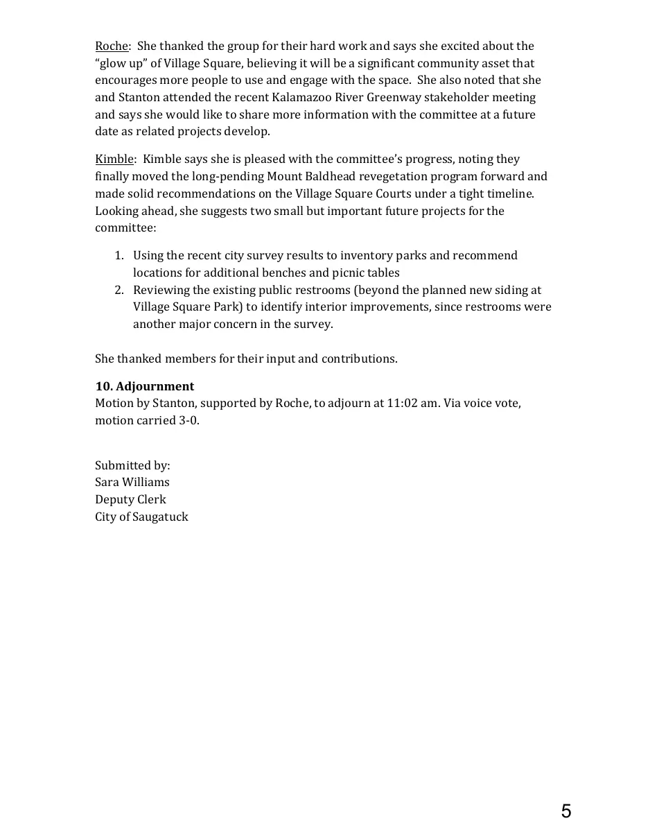 Page 5 of the packet; its text follows