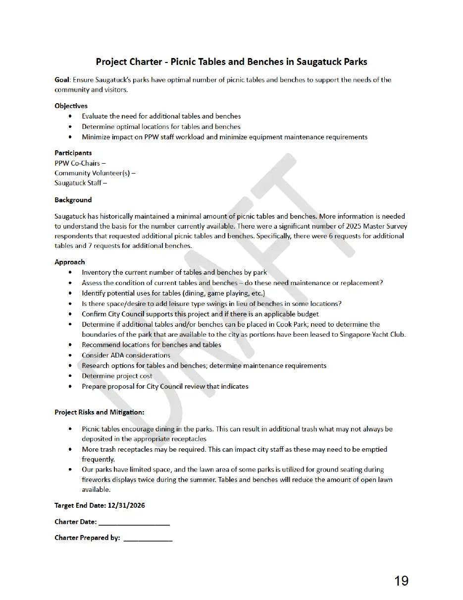 Page 19 of the packet, a scanned page