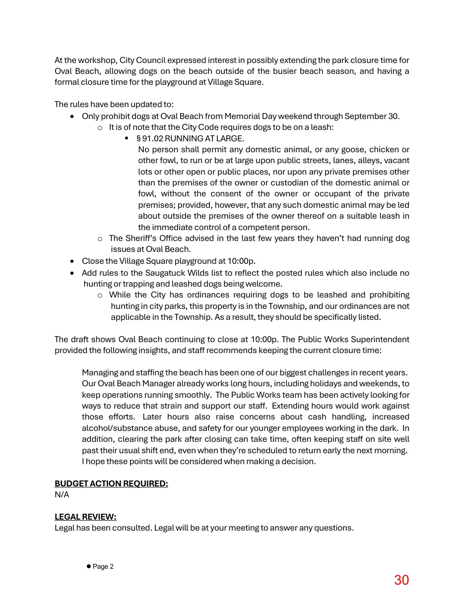 Page 30 of the packet; its text follows