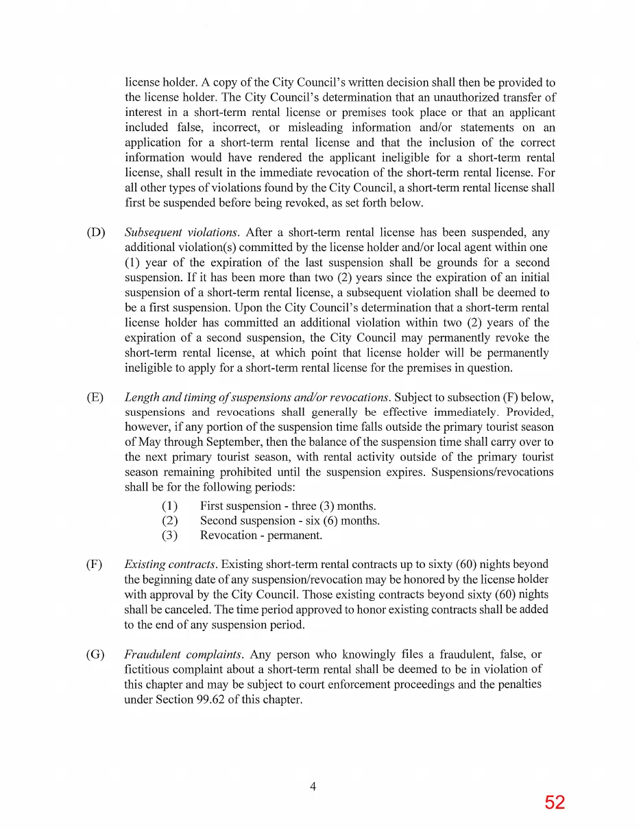 Page 52 of the packet, a scanned page