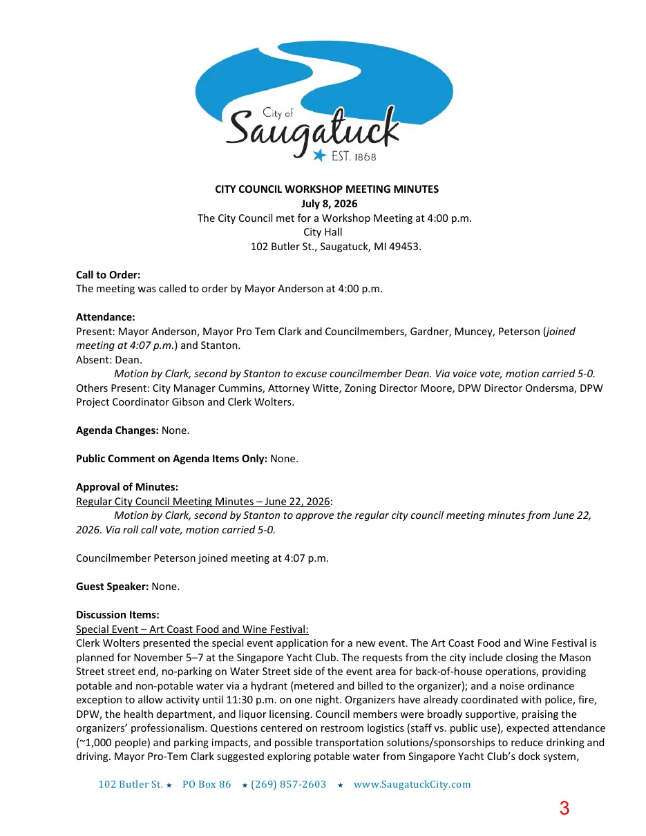 Page 3 of the packet; its text follows