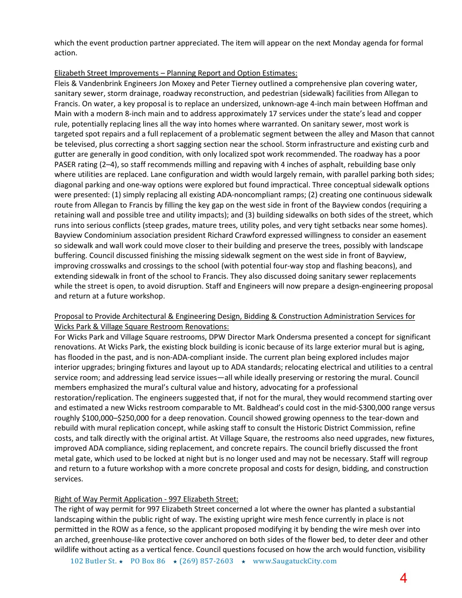 Page 4 of the packet; its text follows