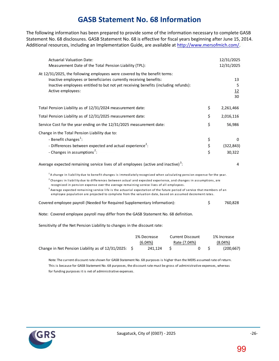 Page 99 of the packet; its text follows
