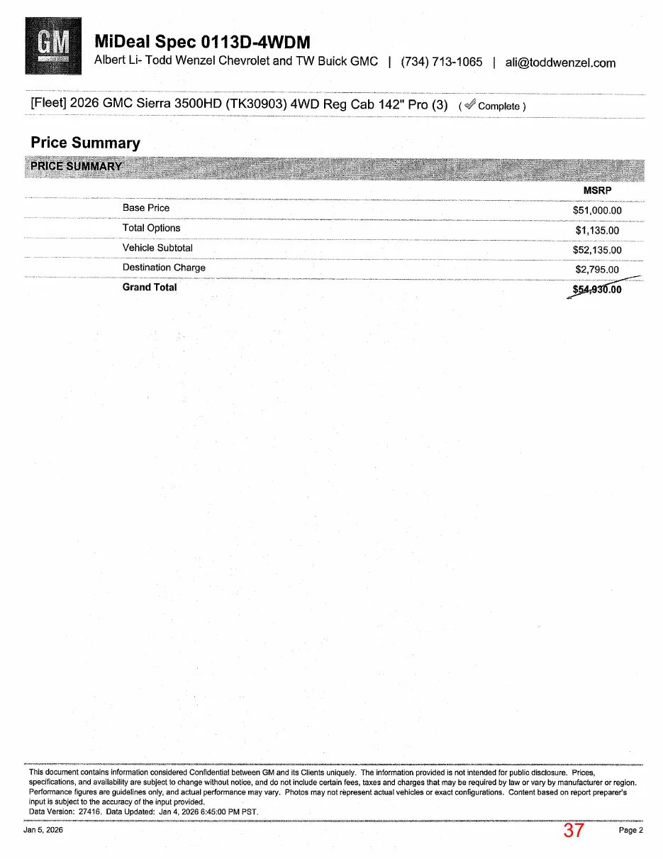 Page 37 of the packet, a scanned page