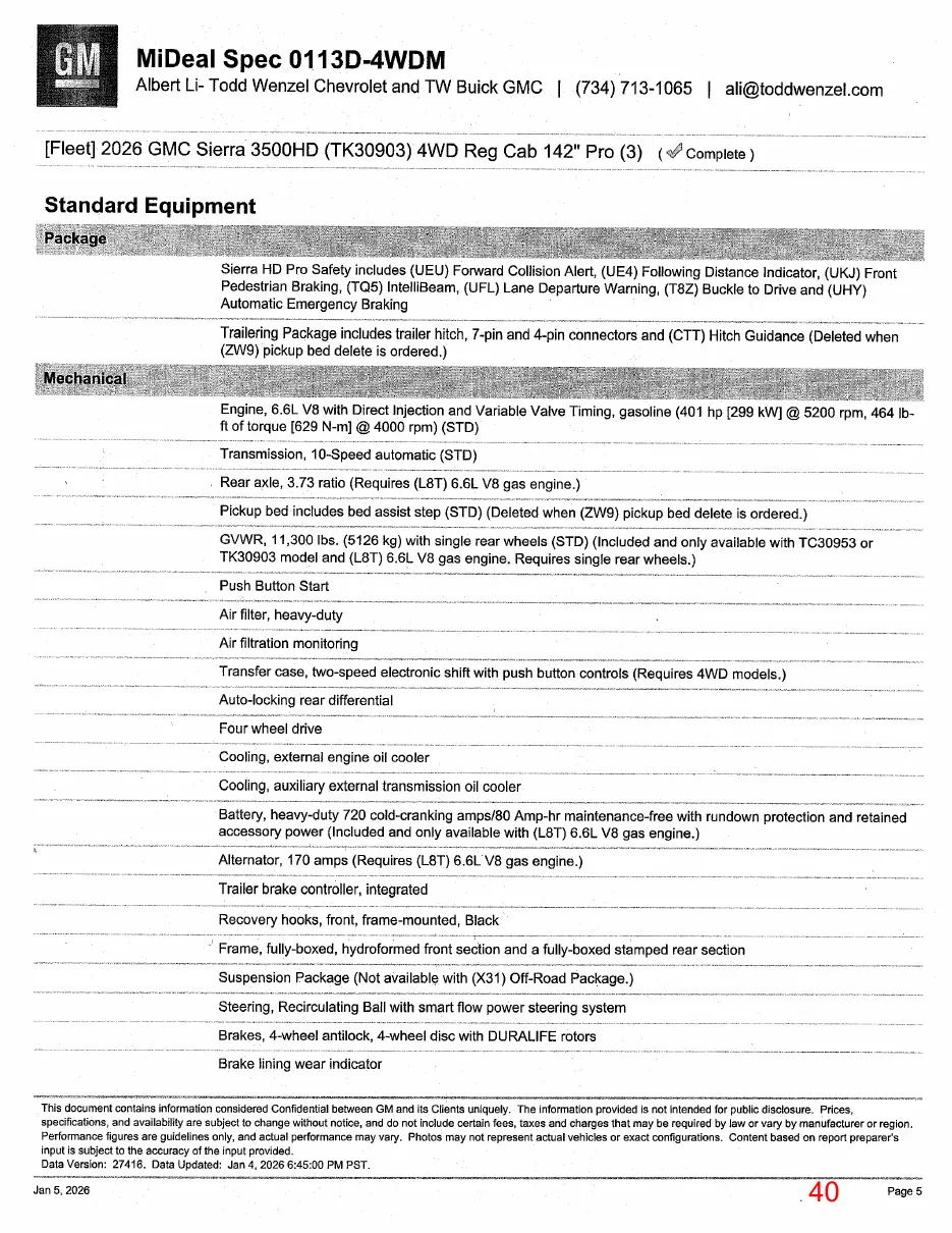 Page 40 of the packet, a scanned page