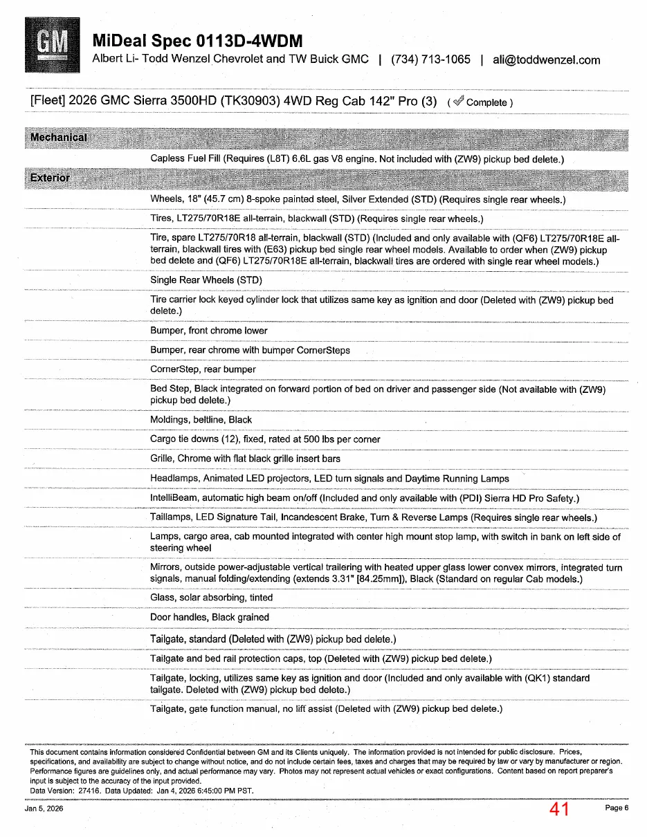 Page 41 of the packet, a scanned page