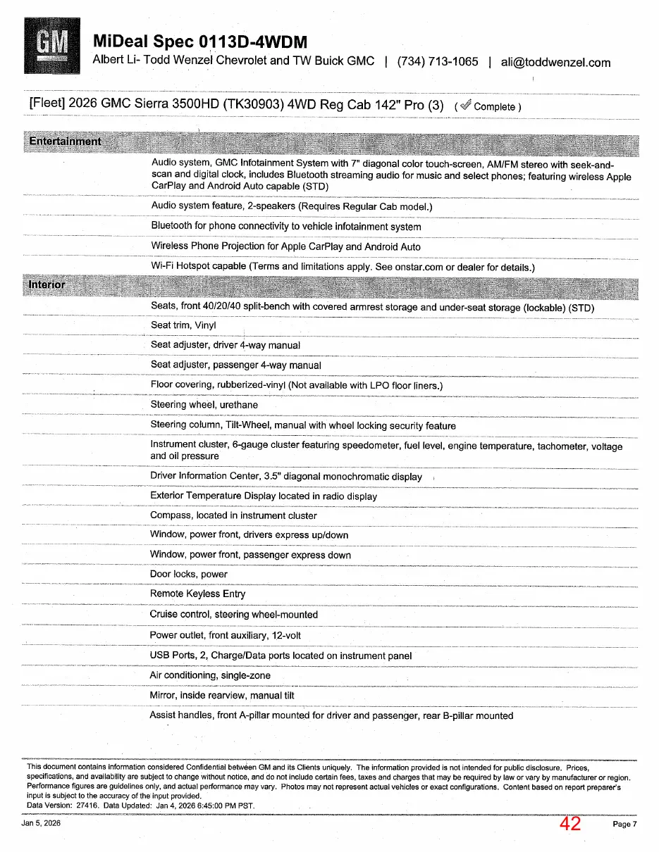 Page 42 of the packet, a scanned page