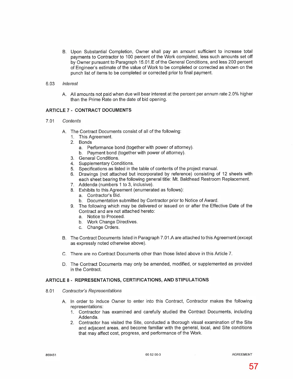 Page 57 of the packet, a scanned page