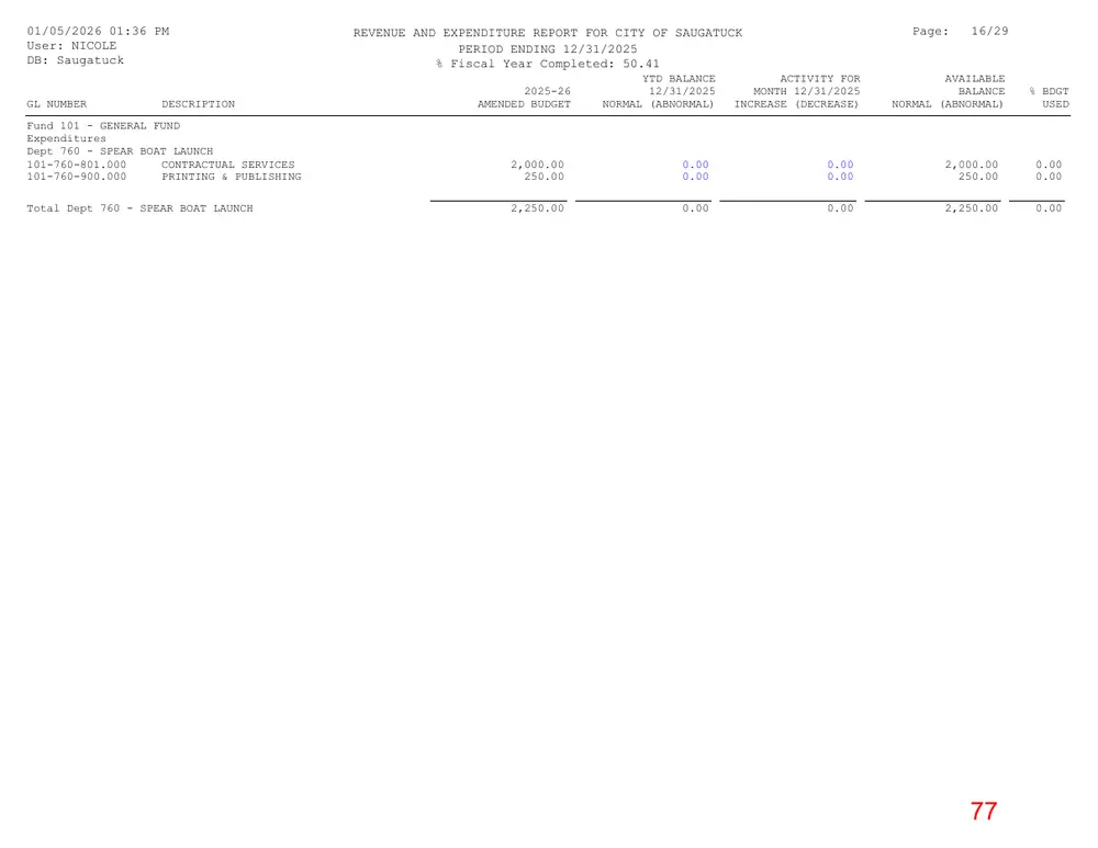 Page 77 of the packet; its text follows