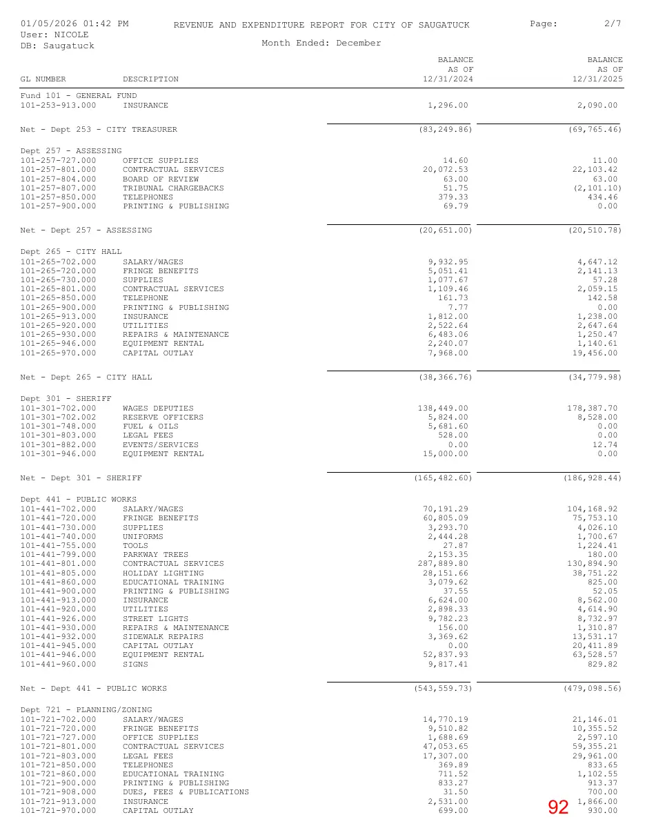 Page 92 of the packet; its text follows