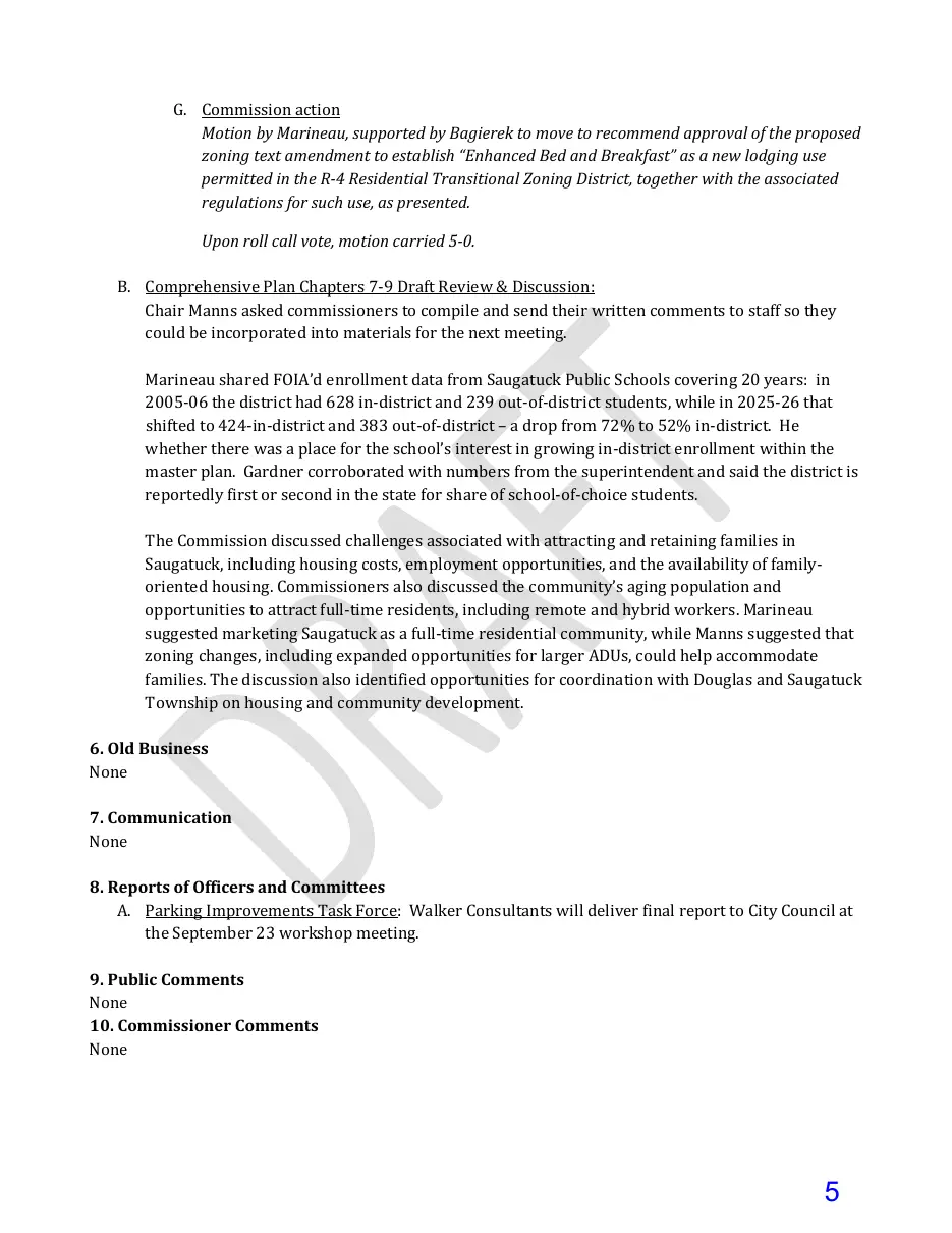 Page 5 of the packet; its text follows