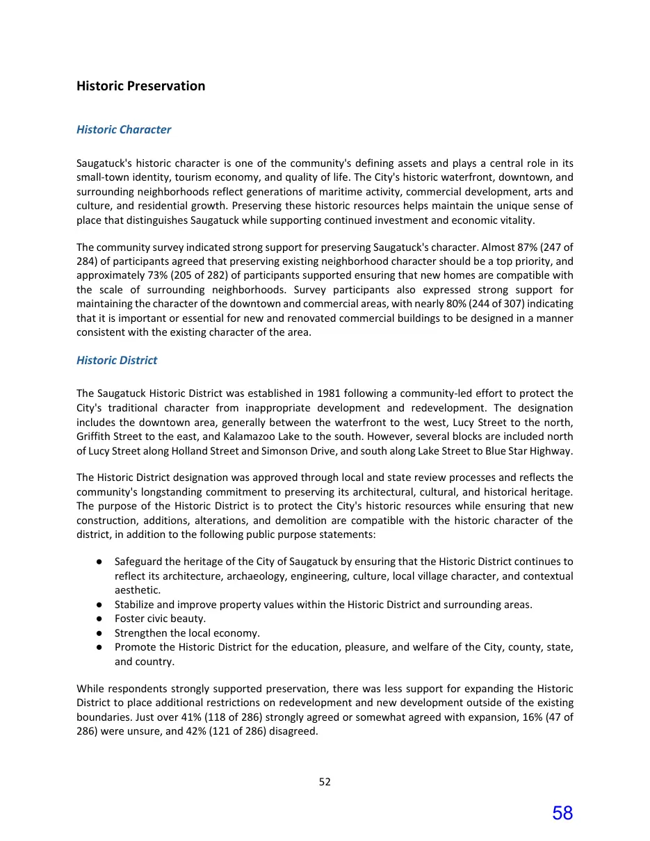 Page 58 of the packet; its text follows