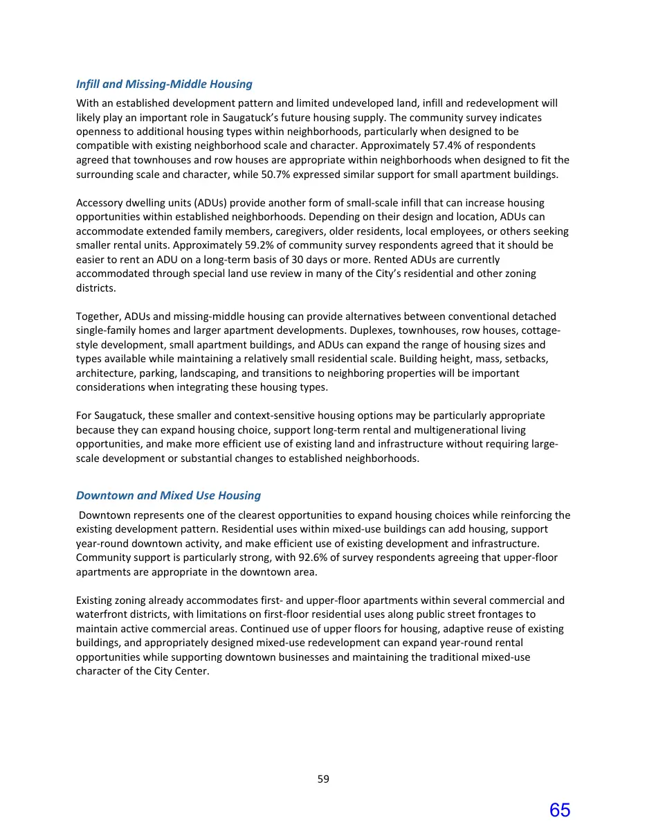Page 65 of the packet; its text follows