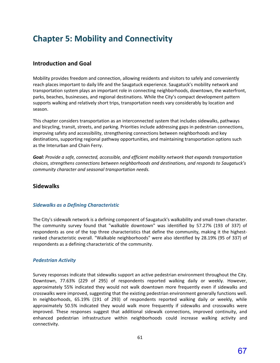 Page 67 of the packet; its text follows