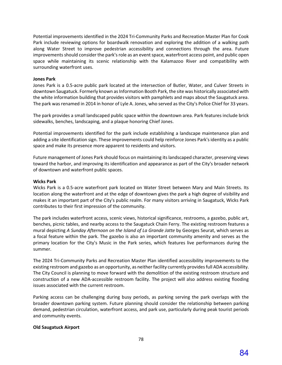 Page 84 of the packet; its text follows