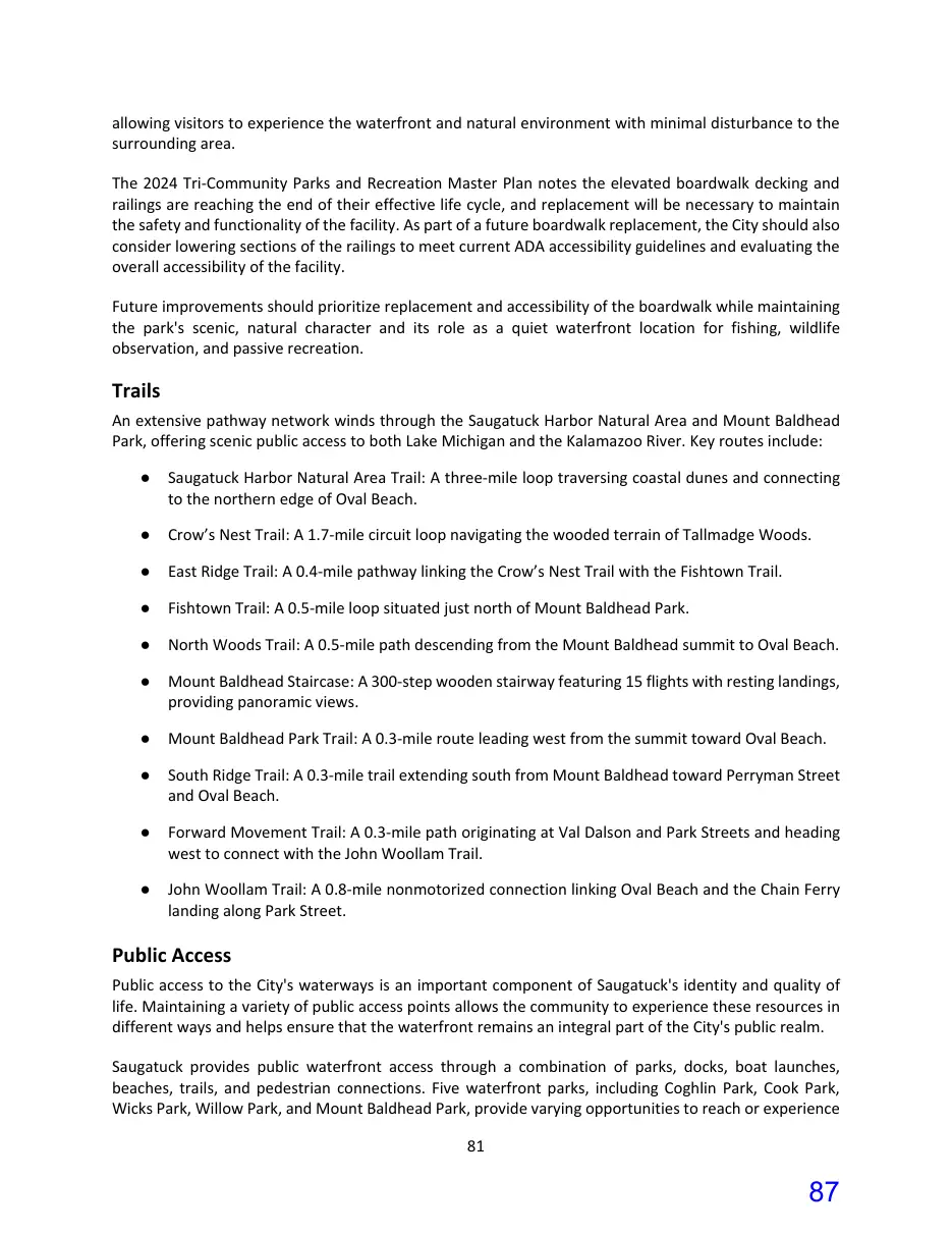 Page 87 of the packet; its text follows