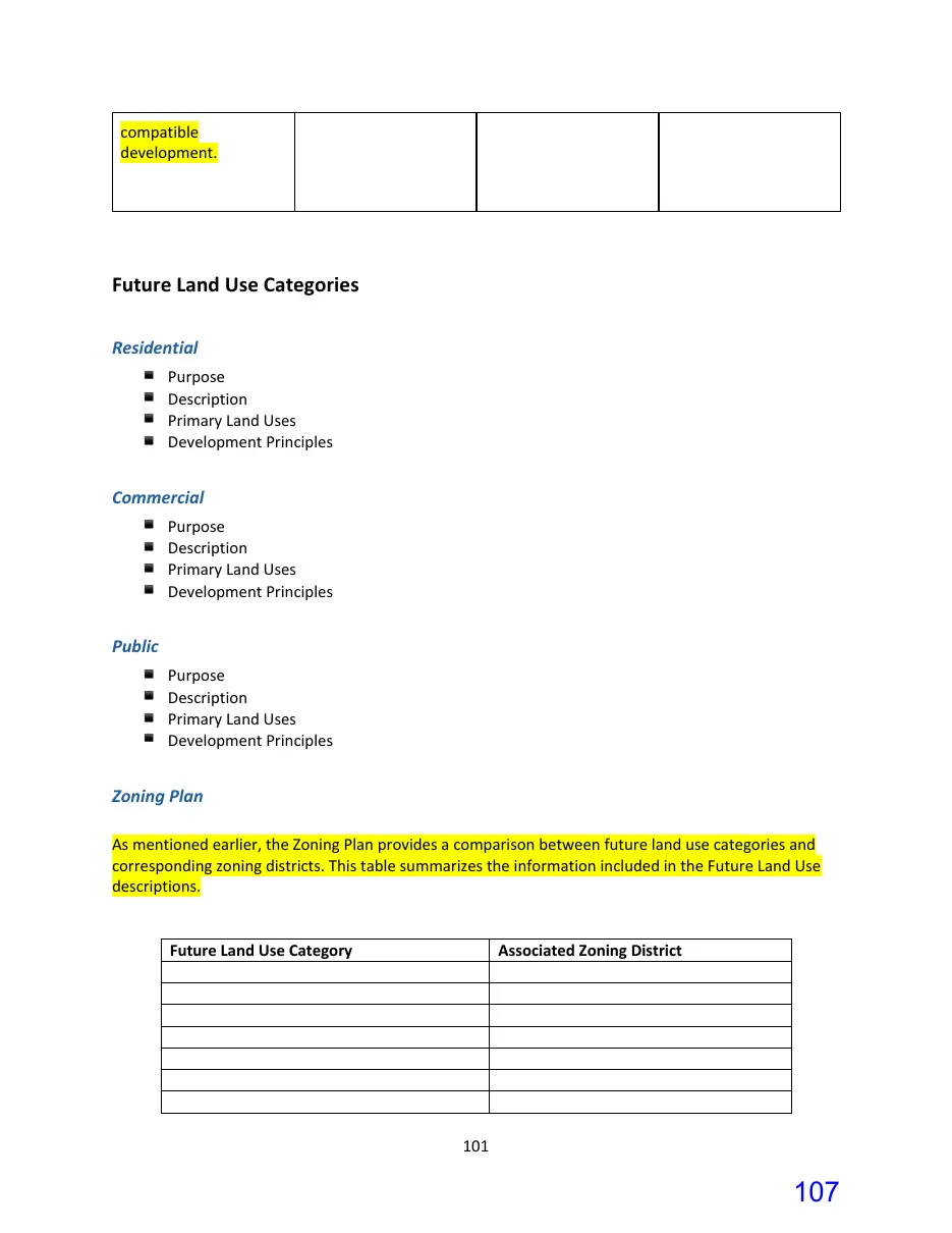 Page 107 of the packet; its text follows