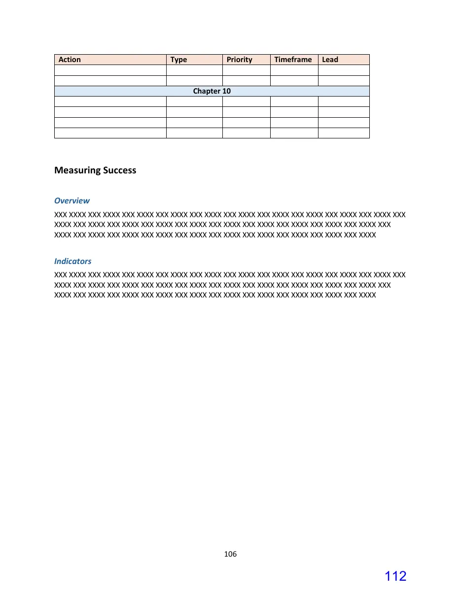 Page 112 of the packet; its text follows