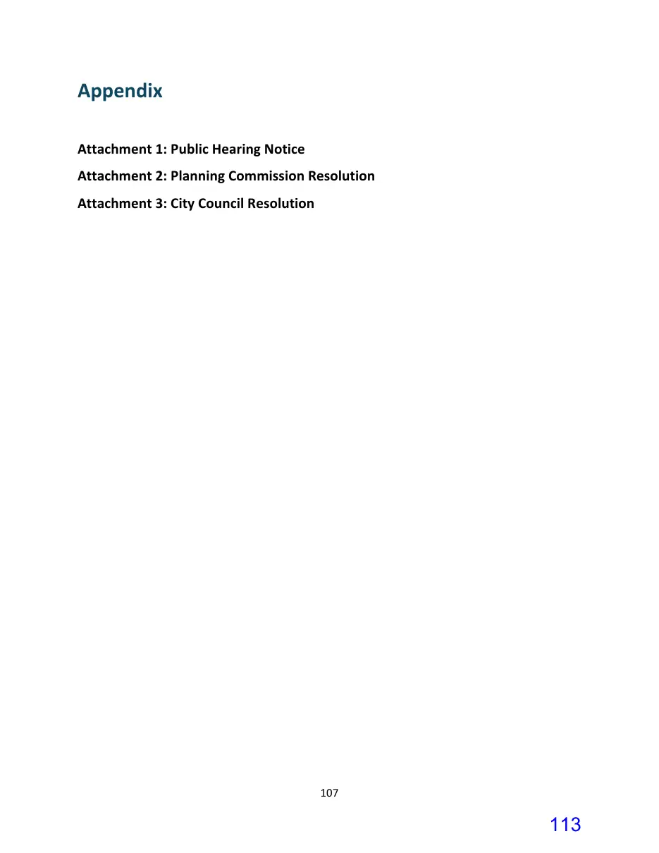 Page 113 of the packet; its text follows